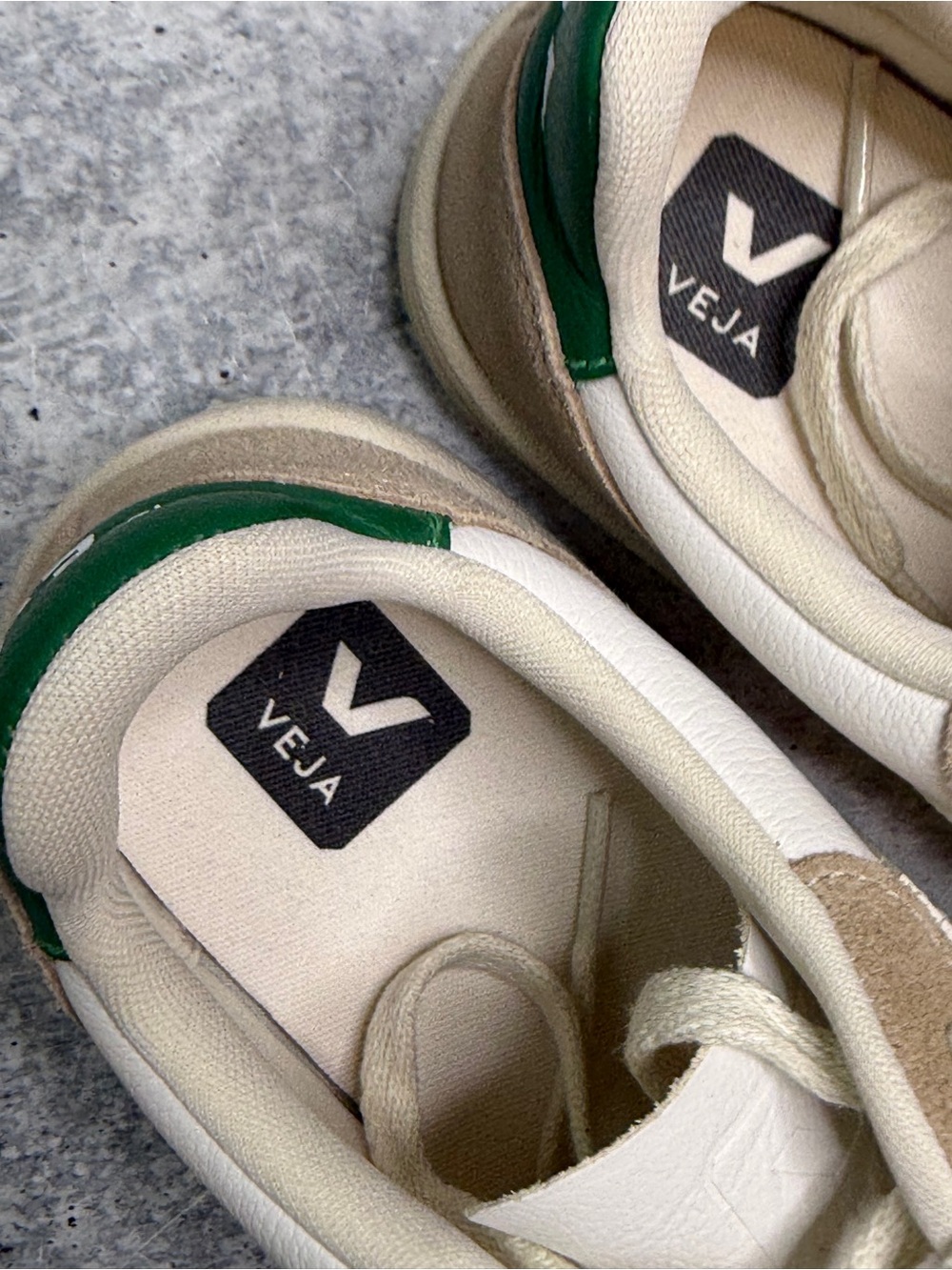Veja V-10 sneakers Extra White Sahara Emeraude 39 - Picture 3 of 9